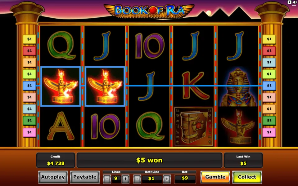 Bonus del casinò per la slot Book of Ra