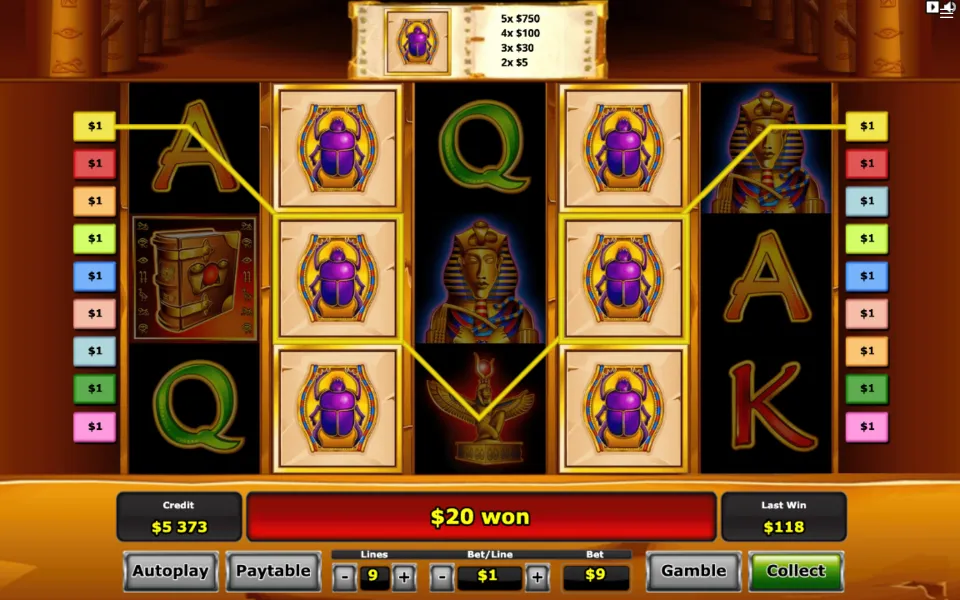 Slot Book of Ra nei casinò online