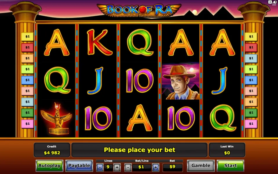 Registrazione al casinò per giocare a Book of Ra